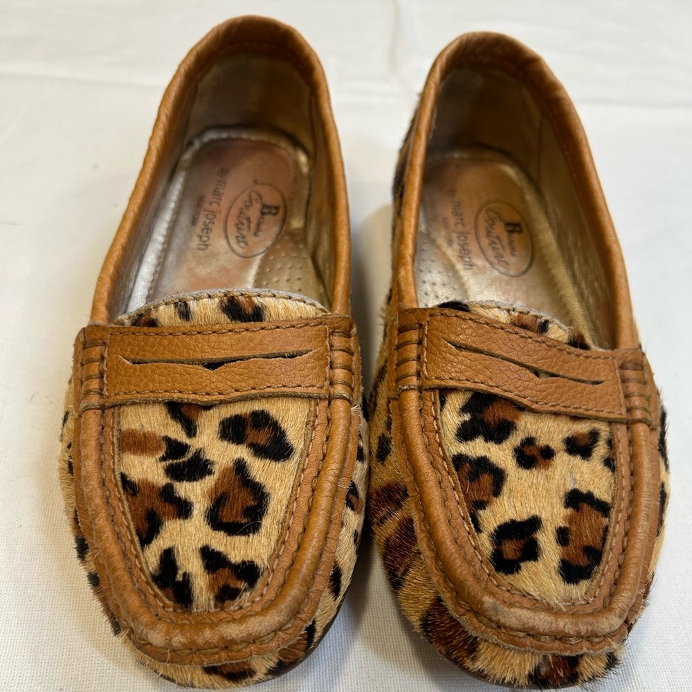 Leopard Pony Hair Loafers